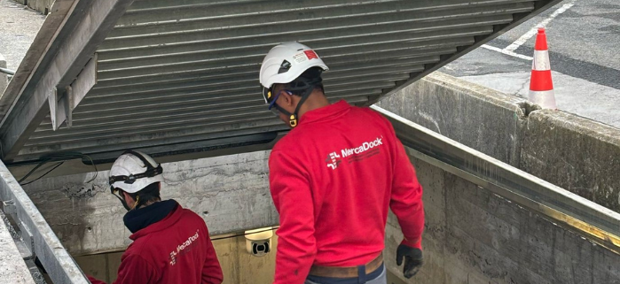 Mercadock en el túnel de La Avanzada
