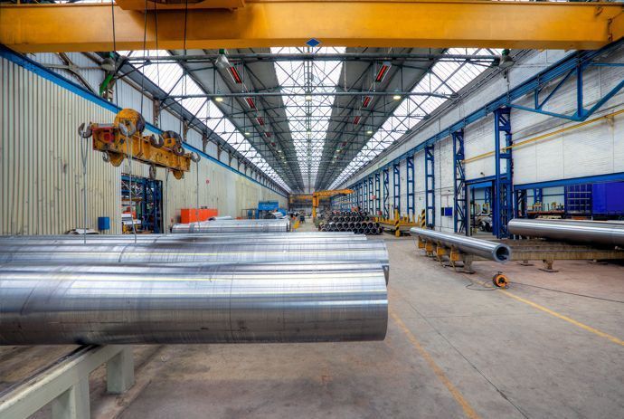 Calefacción radiante industrial para almacenes y edificios de techos altos
